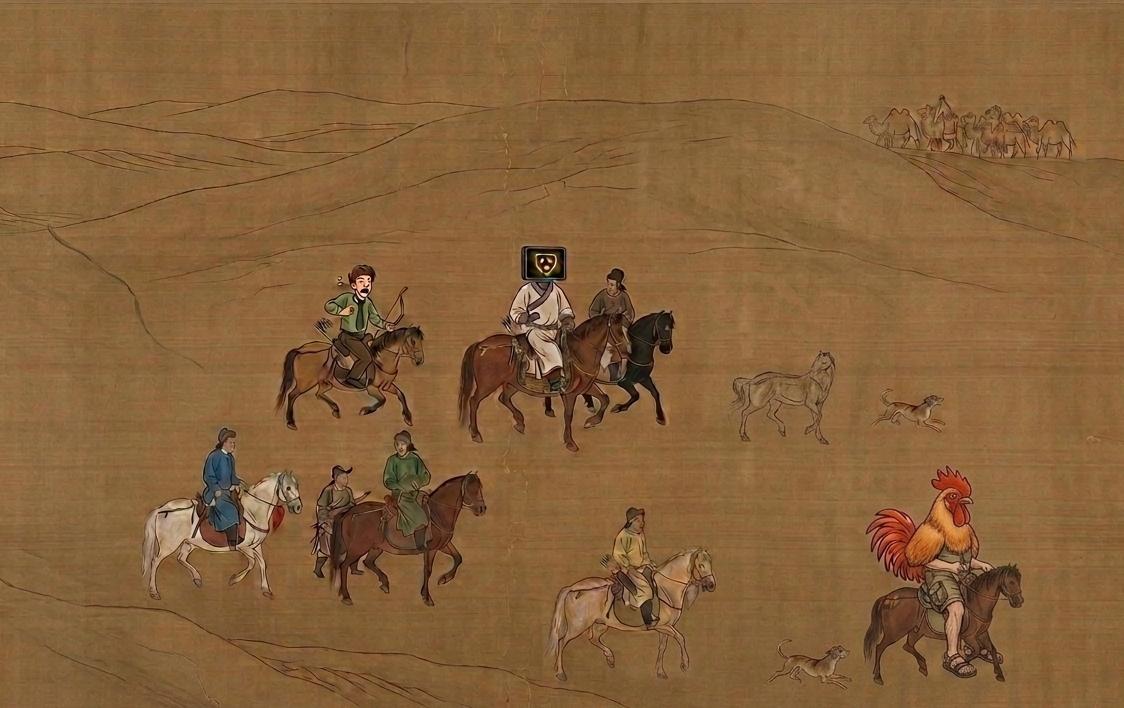 Home Flicker Characters In Kublai Khan Hunting FINAL With Fixed Chickenman